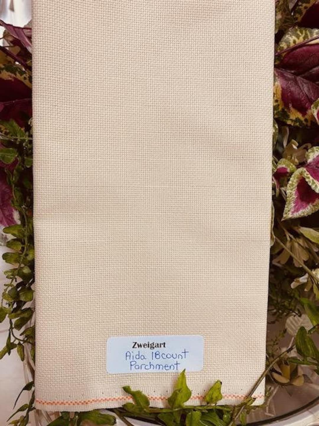 Aida Cloth 18 Count Parchment Etsy