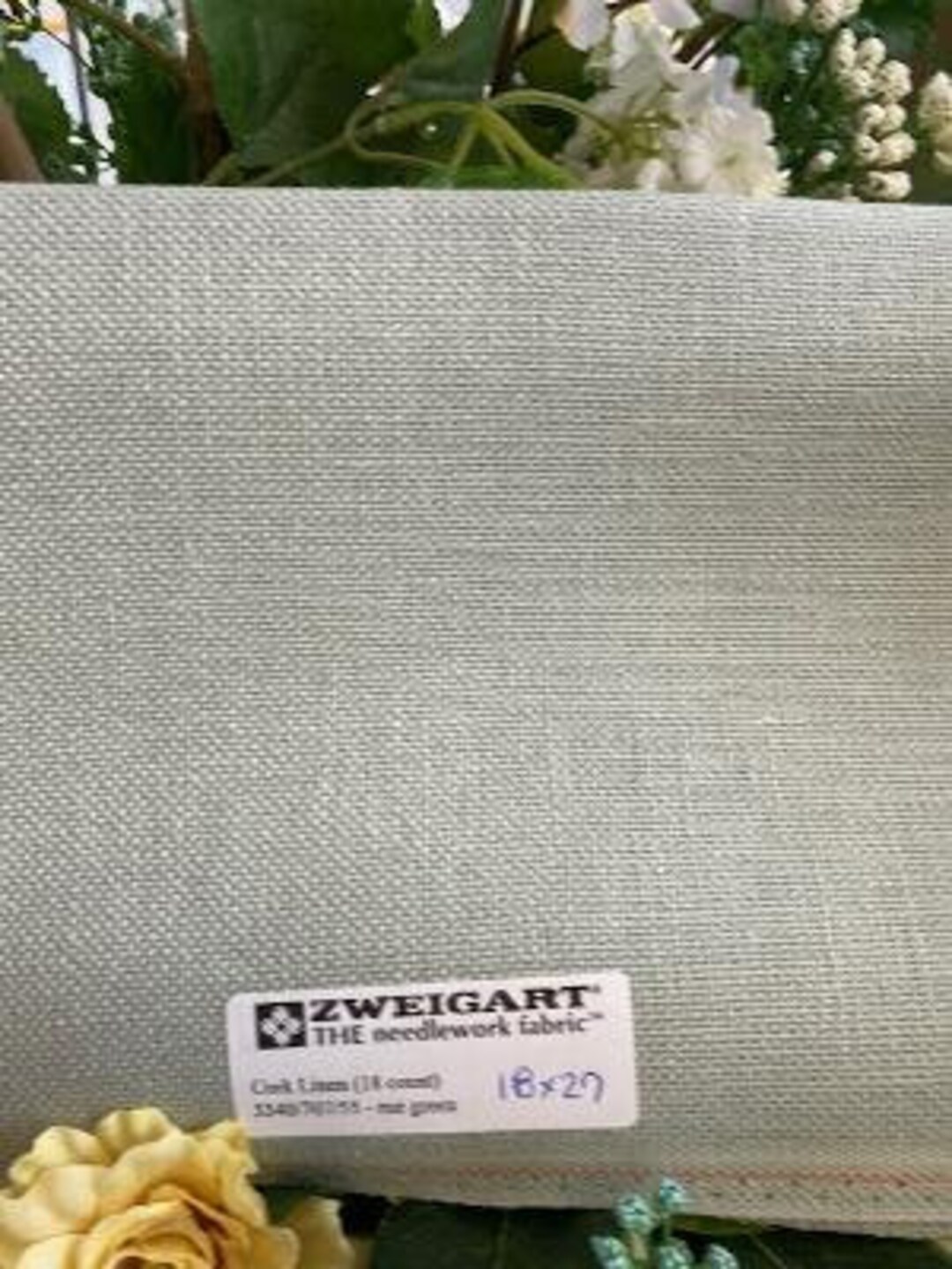Cork Linen 18 Count Rue Green - Etsy