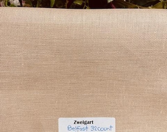 Belfast Linen 32 count Light Mocha