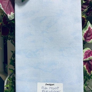 Aidadoek 14 count Blue Whisper