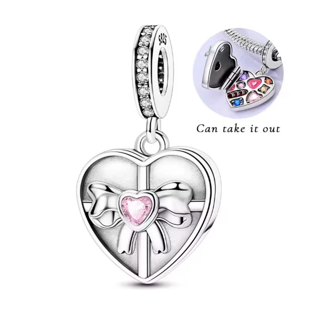 Openable Chocolate Gift Box Charm for Bracelets - Etsy