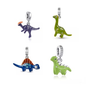 Dinosaur Serie Charm for European Bracelets, Necklace Pendants, Fit Original