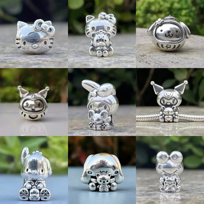 Charm-Anhänger aus der Hello Kitty & Friends-Serie für europäische Armbänder, Halskettenanhänger, originalgetreu Bild 1