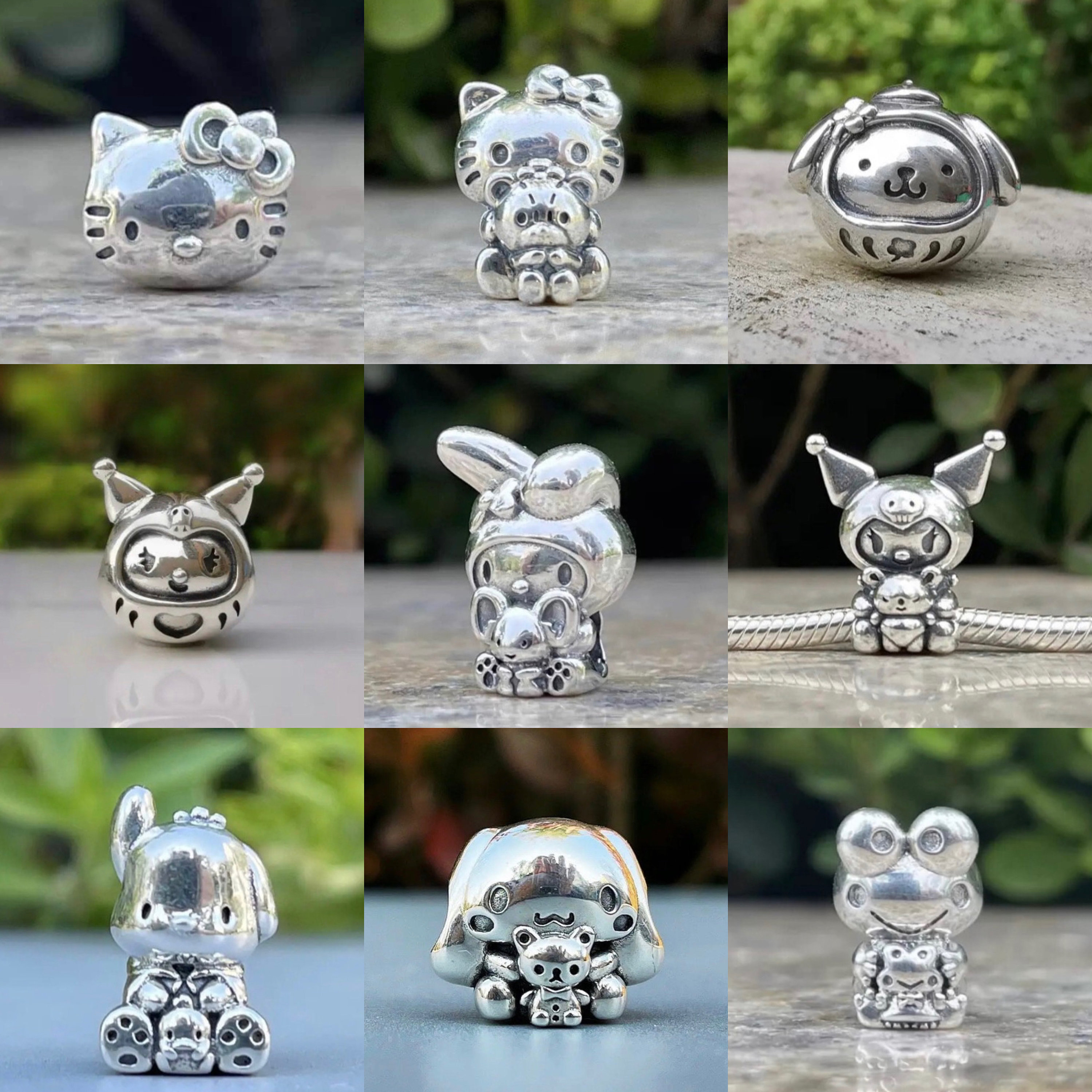 140 Pcs Jewelry Making Charms UOQ04 Hello Kitty Antique Silver Fashion  Finding for Necklace Bracelet Pendant Crafting Earrings