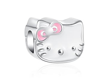 Hello Kitty Charm für Armbänder, Kettenanhänger, passend für Original