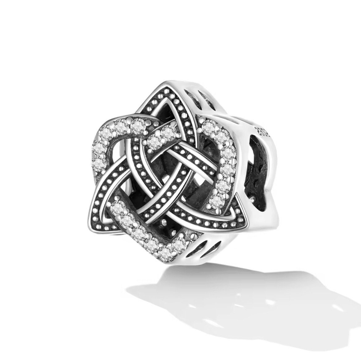 Genuine Pandora Purple Celtic Charm