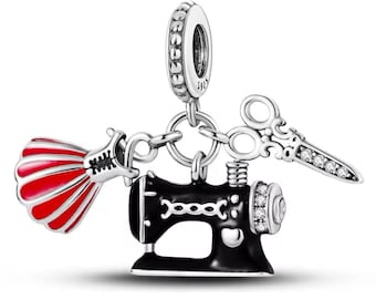Nähmaschine Charm für Armbänder, Kettenanhänger