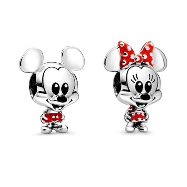Sparkling Minnie Mouse charm 791796NCK main image 1