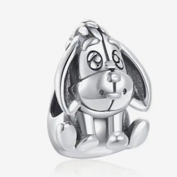 Disney Winnie the Pooh Eeyore Charm for European Bracelets, Necklace Pendants, Fits Original