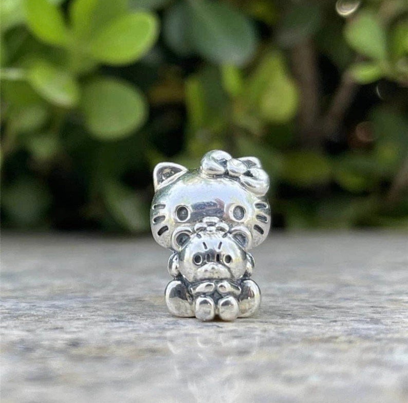 Charm-Anhänger aus der Hello Kitty & Friends-Serie für europäische Armbänder, Halskettenanhänger, originalgetreu Kitty