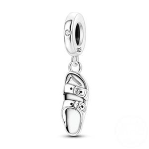 Charm chaussure sandale pour bracelets, pendentifs de collier