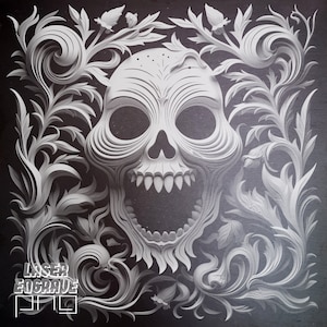 Ghost PNG | Laser Engraving File | Slate Coasters | Downloadable Art Print Popular | CNC Projects | Trick or Treat | 3D Illusion | Etching