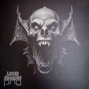 Wampir PNG | Plik do grawerowania laserowego | Podkładki z łupka | Iluzja 3D | Projekty CNC | Artfule Wall Art | Projekt do pobrania i wydrukowania