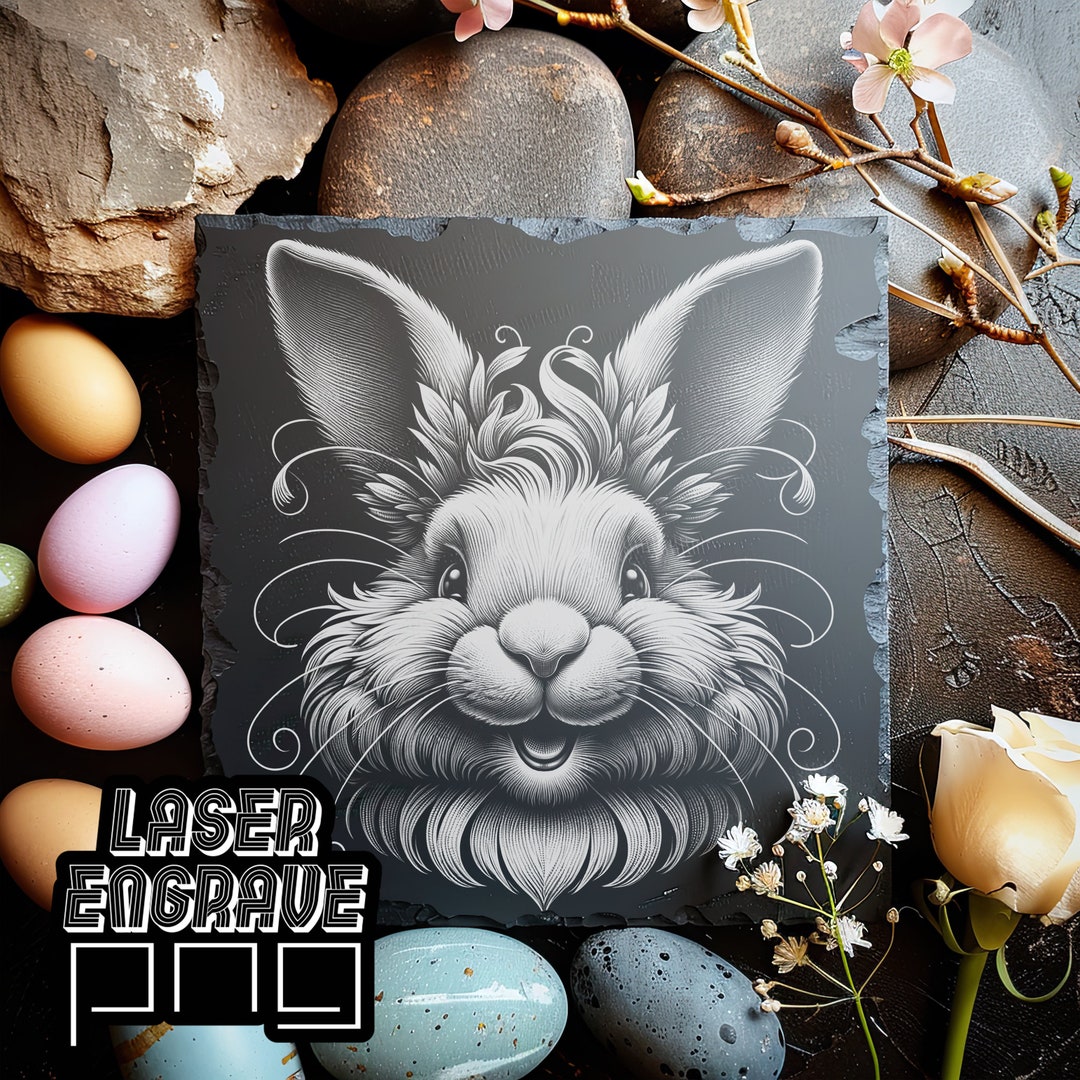 Laser Engraving File Retro Easter PNG Slate PNG Slate Coasters Engraved ...
