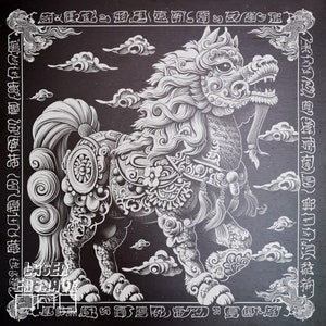 Zodíaco chino / Archivo PNG grabado con láser / Signo del caballo / Ideas para regalos de horóscopo / Posavasos de pizarra grabados / Año Nuevo lunar / Glowforge / CNC