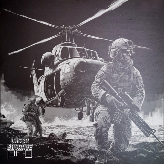 US Army PNG - Lightburn Engraving File - Glowforge Digital - Army Gift - Omtech Laser