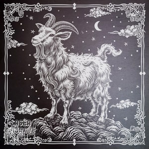 Zodíaco chino / Archivo PNG grabado con láser / Signo de la cabra / Ideas para regalos de horóscopo / Posavasos de pizarra grabados / Año Nuevo lunar / Glowforge / CNC
