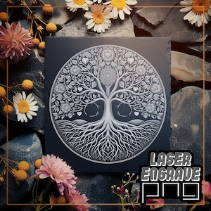 Plik do grawerowania laserowego na Dzień Matki | Drzewo genealogiczne PNG | Serce mamy PNG | Grawerowane podstawki z łupka | Walentynki mamy PNG | Grawerowanie tablic łupkowych