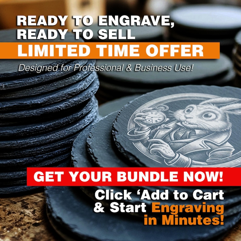 Limited time offer! Get 1,700+ premium laser engraving files with a commercial license included. Keep 100% of your profits and start engraving today! Instant download and business-ready designs for LightBurn, Glowforge, and XTool users.