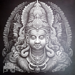 Plik do grawerowania laserowego | Podkładki z łupka grawerowane | Projekty CNC | Grawerowanie laserowe PNG | Wydruki do pobrania | Sztuka artystyczna | Brahma PNG | Hinduizm