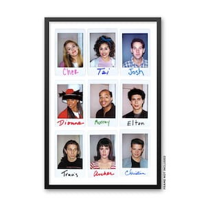 Merch Clueless FRETE GRÁTIS!! Polaroides de Alicia Silverstone, Paul Rudd e Elenco – Totalmente Icônico!