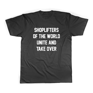 The Smiths Shirt - Shoplifters of the World Unite and Take Over - Vintage Smiths - Morrissey