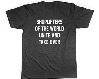 The Smiths Shirt - Shoplifters of the World Unite and Take Over - Vintage Smiths - Morrissey