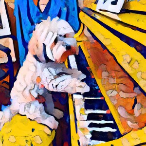 Sing me a song - Piano Art Digital Print