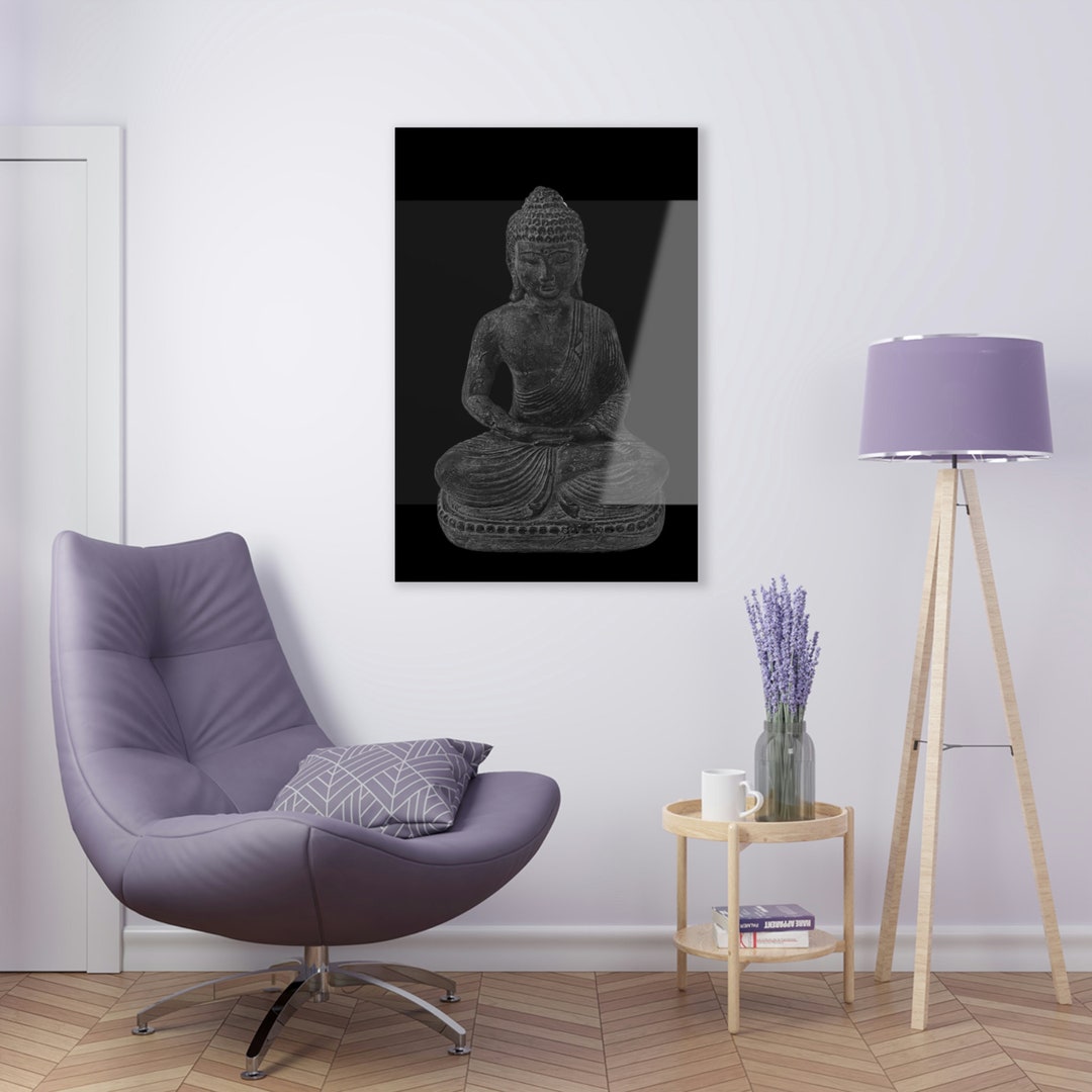 Buddha Meditation Art Print, Religious Home Decor, Bedroom Wall Art ...