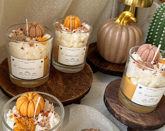 Handmade Pumpkin Spice Latte Scented Soy Candle | Fall Decor