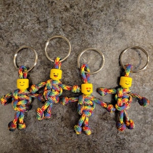 Autism Awareness Paracord Buddies keychain