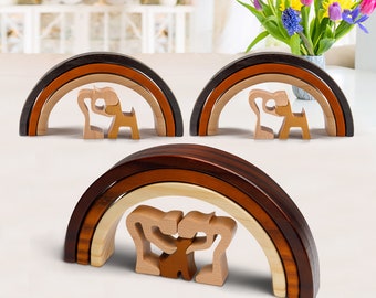 Capti Rainbow Bridge Dog Memorial Gifts – Pet Loss Sympathy Keepsake, Remembrance Gift for Dog Moms & Dads