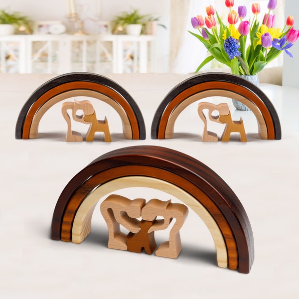 Capti Rainbow Bridge Cat Memorial Gifts - I'll Meet You at The Rainbow Bridge - Pet Loss Gifts, Cat Sympathy Gifts, Remembrance