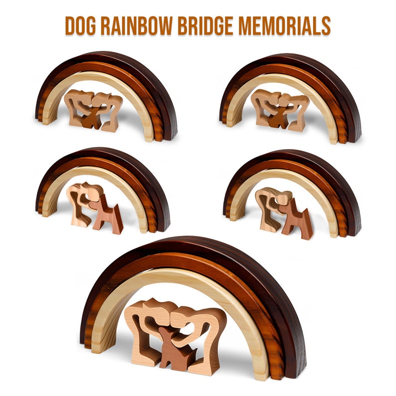 Capti Rainbow Bridge Dog Memorial Gifts – Pet Loss Sympathy Keepsake, Remembrance Gift for Dog Moms & Dads image 7