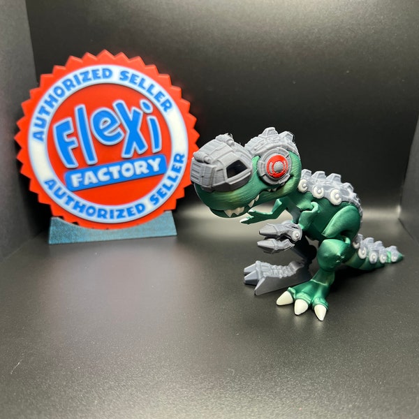 Flexi Factory Cyborg T-Rex! Now available in multicolor!