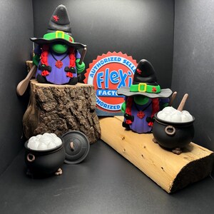 Flexi Gnome Witch with accessories!!!