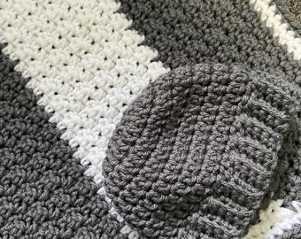 Baby Blanket and hat