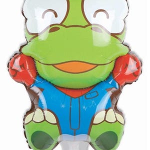 Crong stick balloon | foil balloon | 크롱 풍선