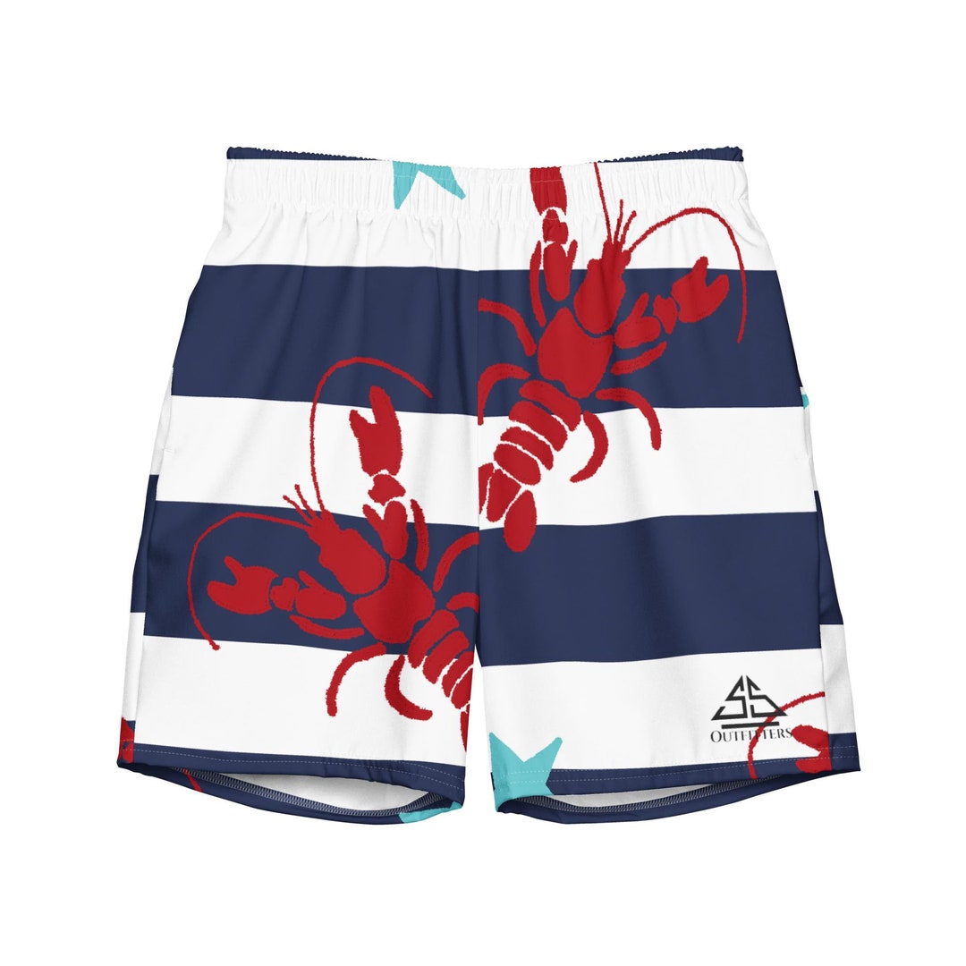 Wes & Willy Anchor & Lobster Swim Trunk main image 1