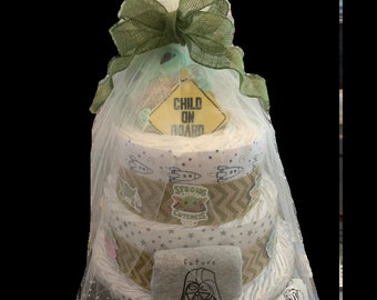 Custom Diaper Cake
