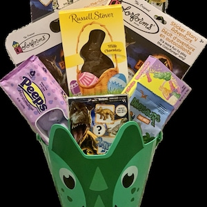Jurassic World Dinosaur Item Bundle in Gift Basket - unique gift for boy, kid, Jurassic World dinosaur fan