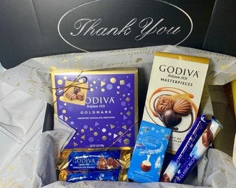 Thank You Gift Box - appreciation gift - gourmet chocolate gift - coworker gift - secretary admin gift - gift for teacher - employee gift