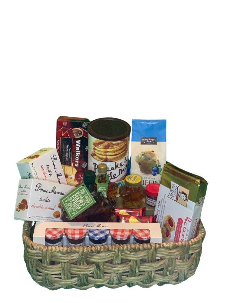 Gourmet Brunch Gift Basket - Gourmet Breakfast Gift Basket - gift for her - gift for him - any occasion gift -thank you gift - gift for all