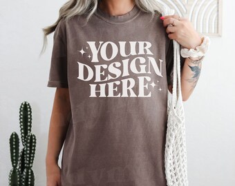 Komfortfarben C1717 Espresso Mockup, C1717 Espresso Mockup, Komfortfarben Mockup, Trendy Espresso C1717 Mockup, CC1717 Mockup Espresso