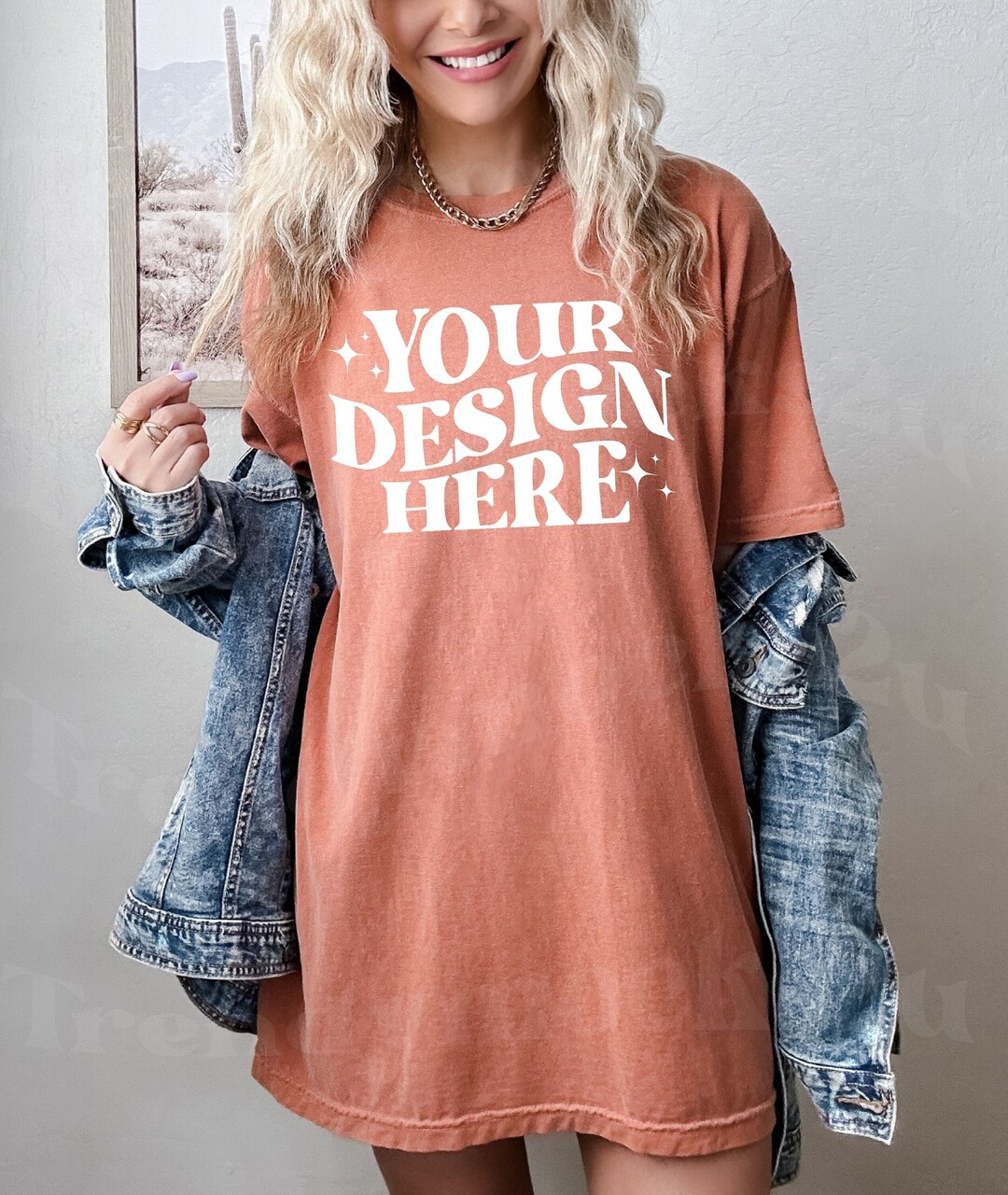 Yam Comfort Colors C1717 Mockup Yam Comfort Colors Mockup Etsy