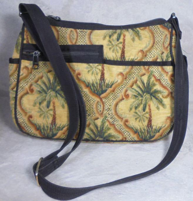 Danny K. Beverly Hills Tapestry Palm Trees  Sling Backpack Exterior Bags & Danny K. Handbags for Women for sale | eBay main image 3
