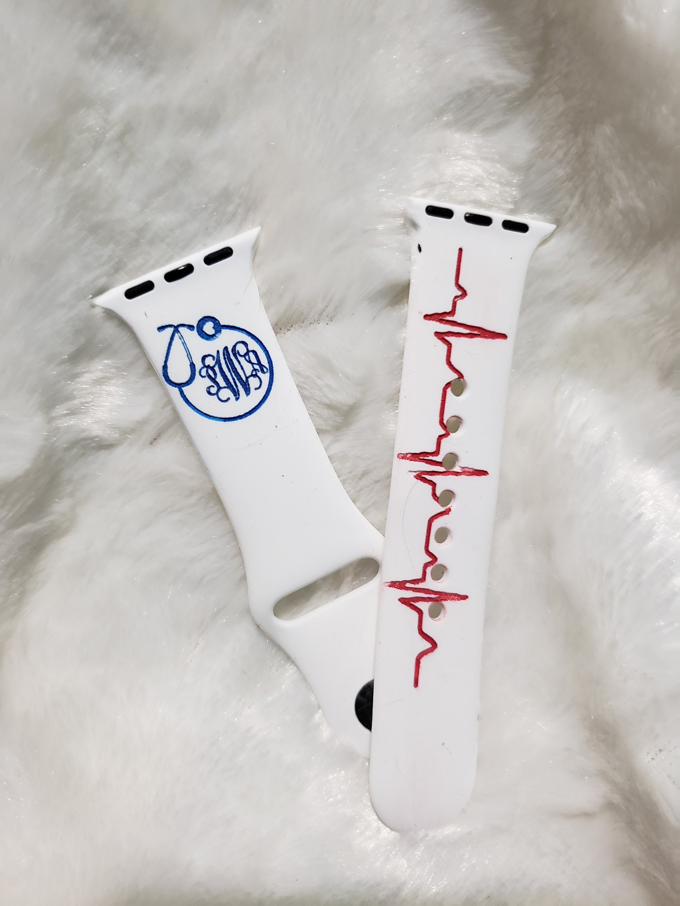 Stethescope Heartbeat Watch Band| Medical Worker Watch Band| Nurse Doctor Personalized Band| NurseLife Band| First Responder Gift