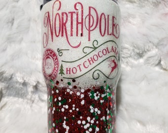 North Pole Hot Chocolate Kids Tumbler| Kids Christmas Tumbler| Gifts for Kids