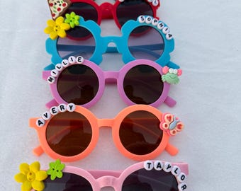 Gafas de sol personalizadas para niños/Gafas de sol para bebés y niños pequeños/Regalos para niños/Regalo de Pascua/Gafas de sol personalizadas para niños/Accesorio de verano