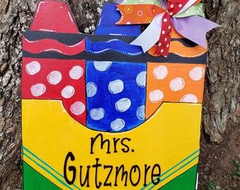 Teacher Door Hanger| 3D Door Hanger| Back To School| Personalized Door Hanger| Teacher Sign| Classroom Sign| Teacher Gift